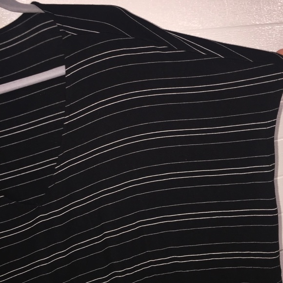 Daily Ritual Black Striped Tunic top - Picture 2 of 6